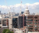 A view of construction across London