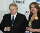 Jackie Sadek and Boris Johnson