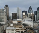 The rooftops of London