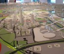 Model of London's Olympics site