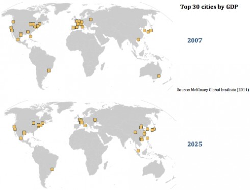 Top 30 cities by GDP Top 30 cities by GDP