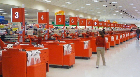 Target checkouts Target checkouts
