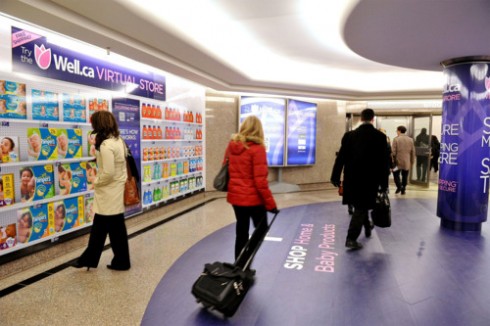 Well.ca creates virtual store in subway Well.ca creates virtual store in subway