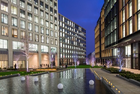 The opening of Pancras Square, King's Cross