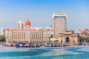 Taj Mahal Hotel and Gateway of India © saiko3p/GettyImages
