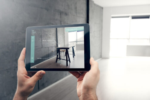 Augmented reality Interior Design © Georgijevic/GettyImages
