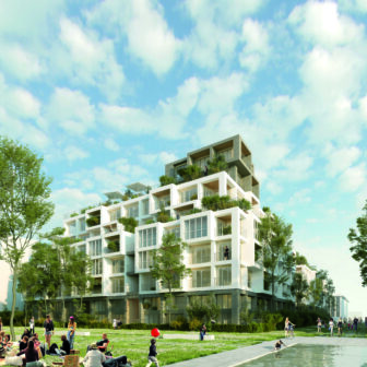 The Petraea project, Rueil-Malmaison, Ile-de-France ©Woodeum – Architectes Laisné Roussel - housing