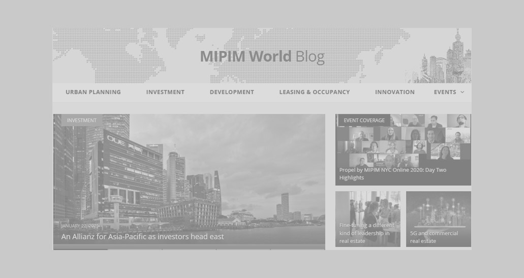 MIPIM 2020 – MIPIM AWARDS 2020 FINALISTS – BEST FUTURA MEGA PROJECT – Inventing the Greater Paris Metropolis -The Greater Paris Metropolis, France
